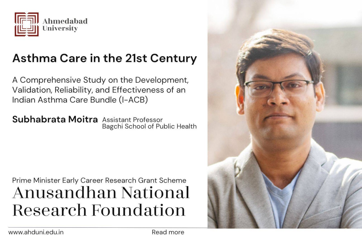 Subhabrata Moitra ANRF Grant