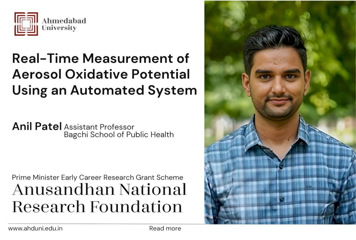 Anil Patel ANRF Grant