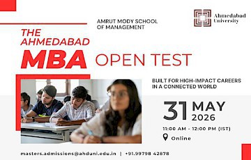 Ahmedabad MBA: AMSOM Open Test