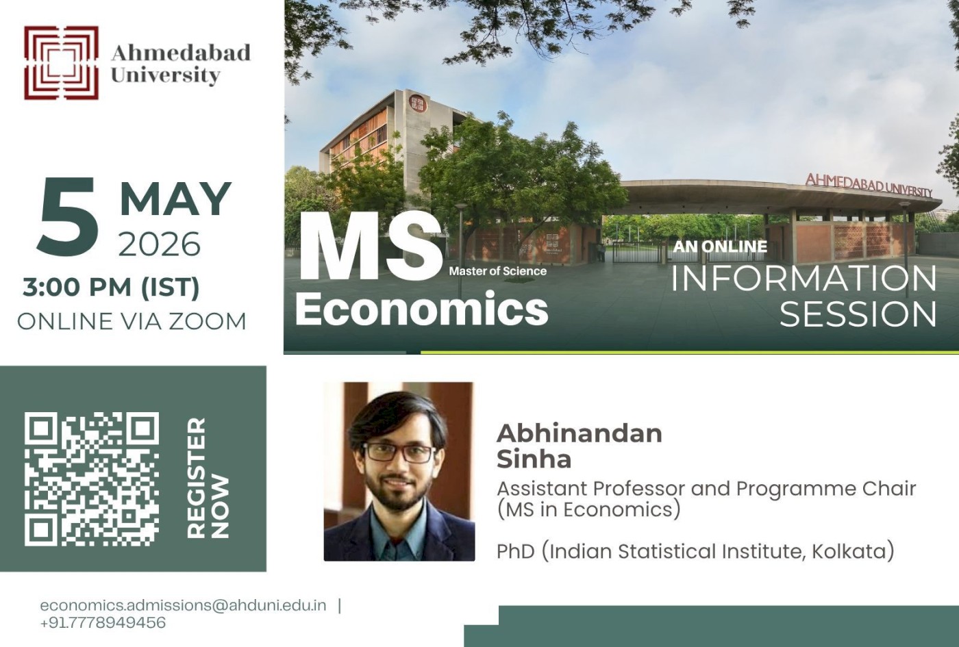 Master of Science in Economics | Information Session
