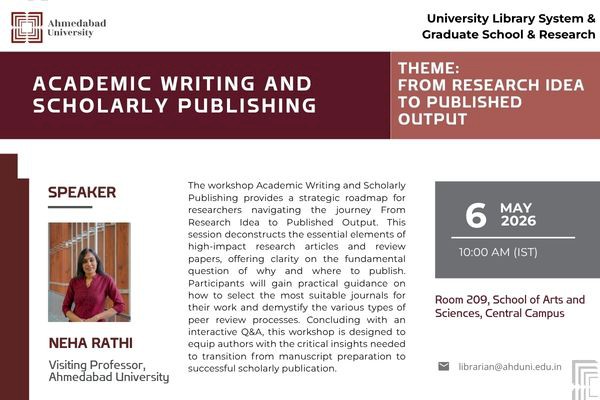 Academic Writing and Scholarly Publishing
