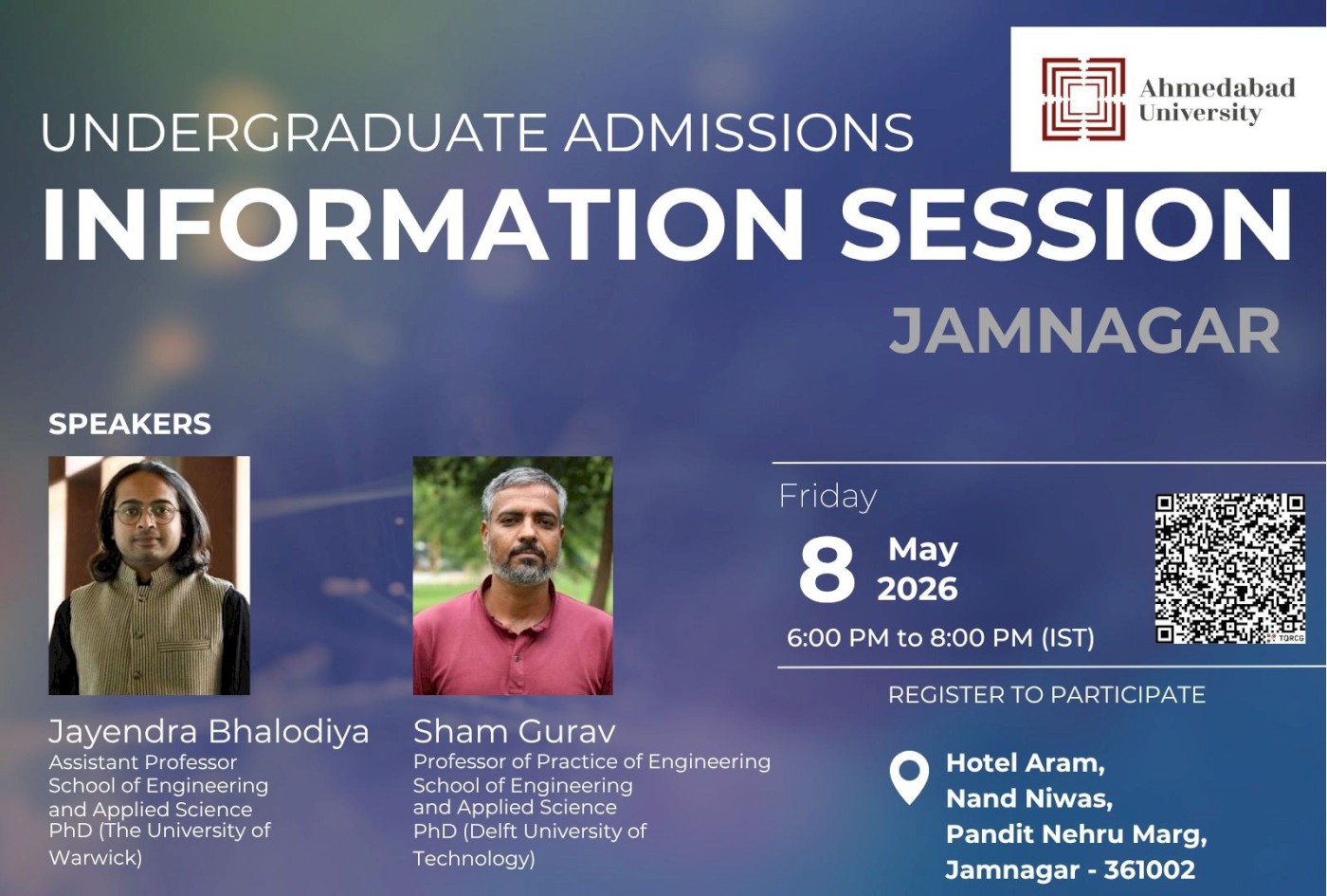 Undergraduate Admissions Open House: Jamnagar