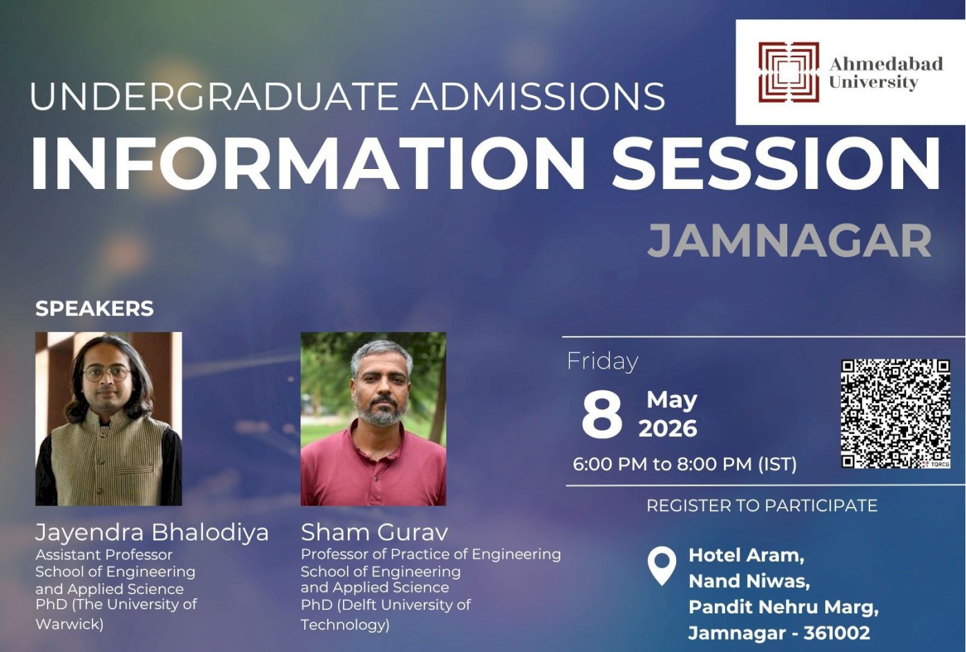 Undergraduate Admissions Open House: Jamnagar