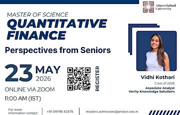 MS in Quantitative Finance: Perspectives from Seniors